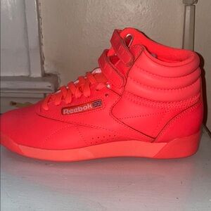 Reebok Bold Red High-Tops